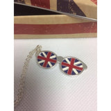 Union Jack Sunglasses Necklace
