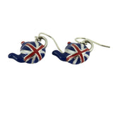 Union Jack TeaPot Earrings