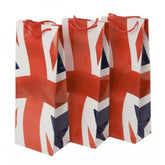 Union Jack Bottle Gift Bag 3 Pack