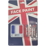 Union Jack Red White & Blue Face Paints