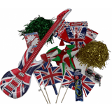 Eurovision Party Kit 2024. Party Pack B - Flags & bunting, Guitar, glasses, noise maker + 4 bonus items!