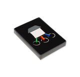 Metal House Keyring with 3 Removable Keys