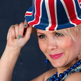 Pack of 6 American Flag Bowler Hats