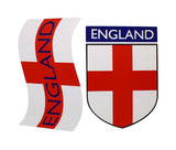 Assorted England Magnetic St George Shield /Car Motif Flag