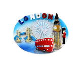 FRIDGE MAGNET LONDON BRIDGE BUS GUARD