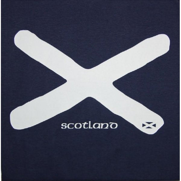 Scotland Saltire St Andrews Flag Adult T shirt