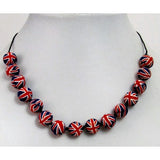 18 inch Fimo Union Jack Necklet