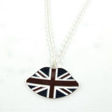 Union Jack Wear Union Jack Lips Necklace