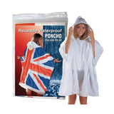 Union Jack Waterproof Poncho Union Jack Front and Back