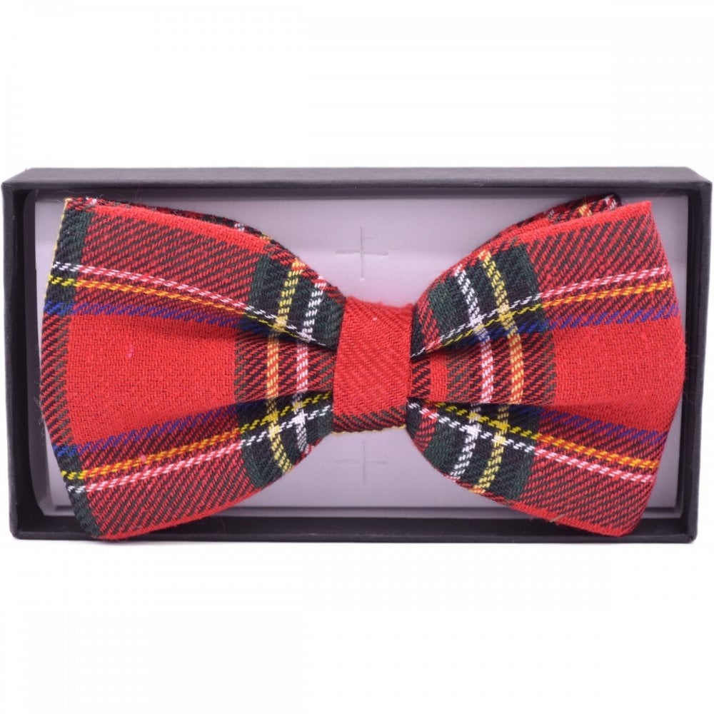 Tartan Bow Tie - Scotland Clip on Bow Tie