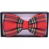 Tartan Bow Tie - Scotland Clip on Bow Tie
