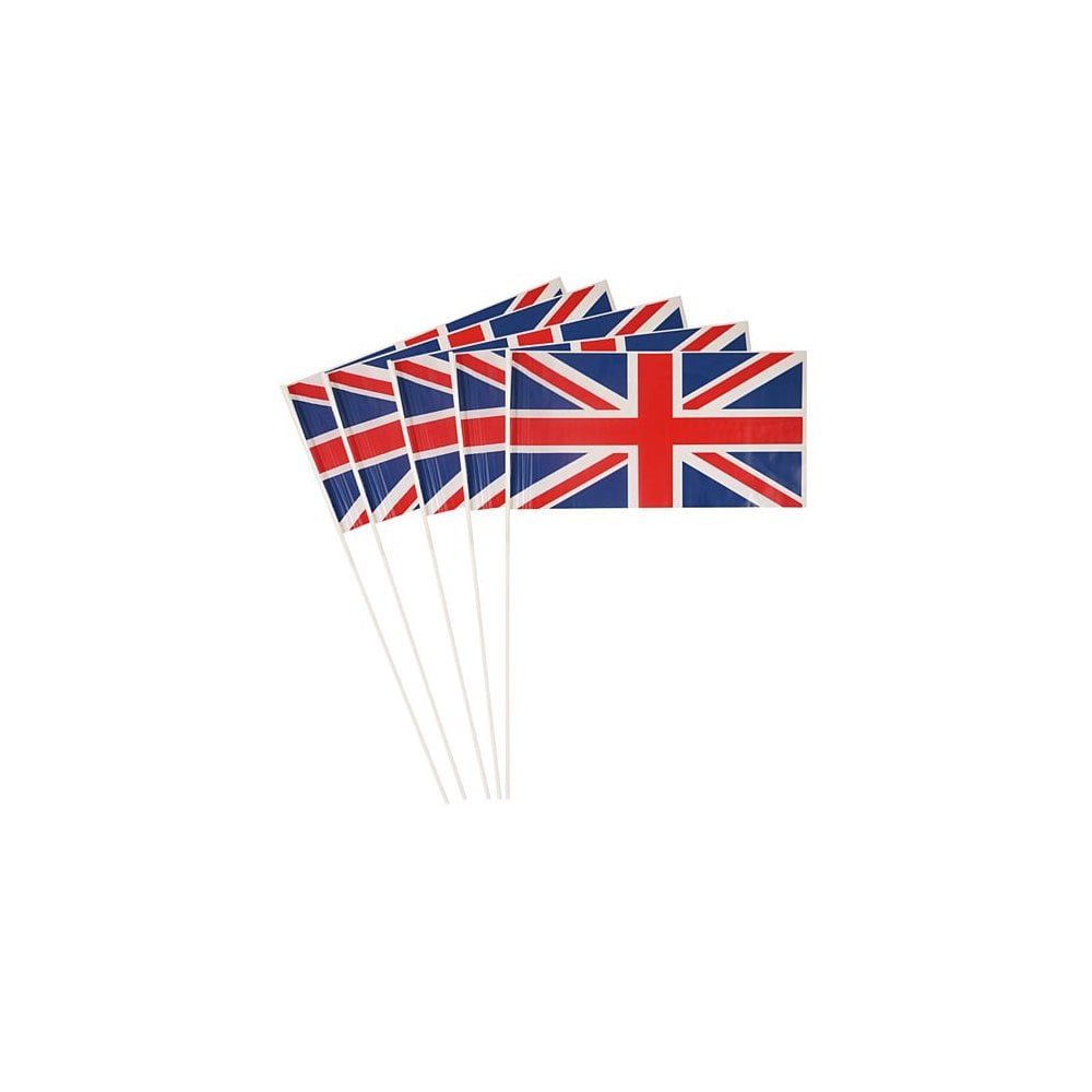 Union Jack Hand Flag   29cm x 17cm - Pack of 25