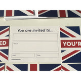 Union Jack Party Invites