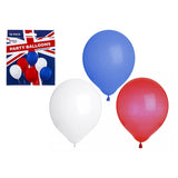 18 pack of Balloons. Red White & Blue. Party