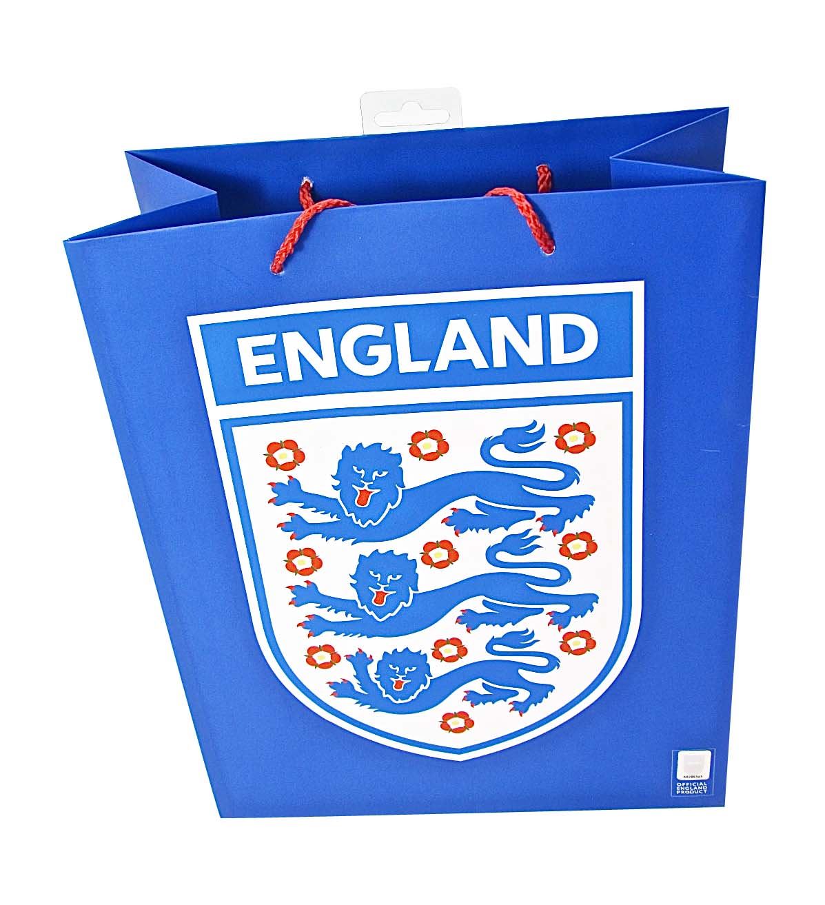 Official England Blue Gift Bag (Large – Vertical)