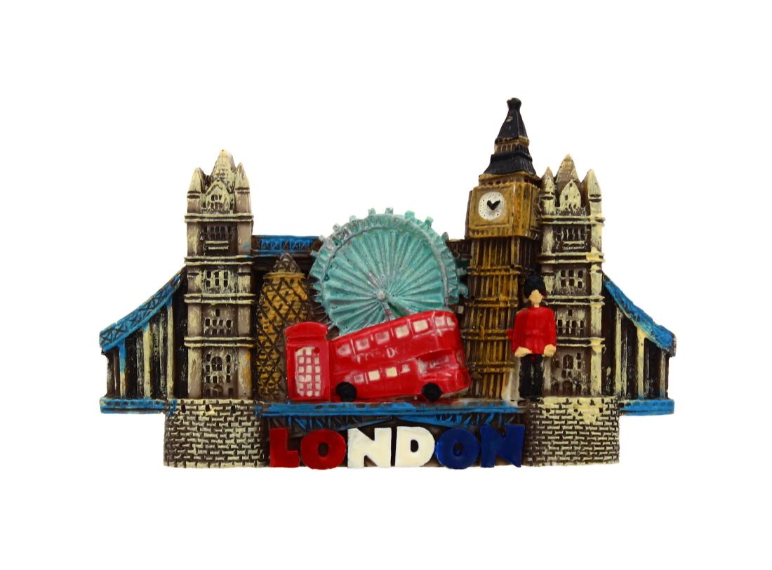FRIDGE MAGNET BRIDGE & BUILDING
