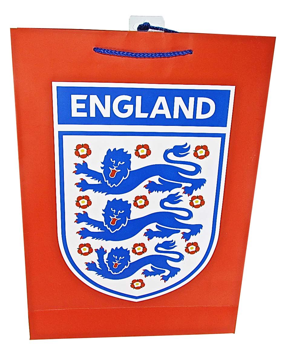 Official England Red Gift Bag (Large – Vertical)