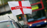 ENGLAND CAR FLAG