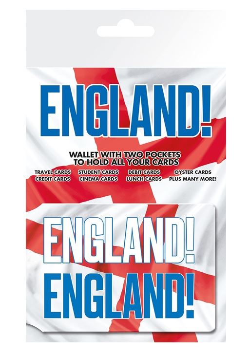 ENGLAND CARD WALLET HOLDER WITH 2 POCKETS
