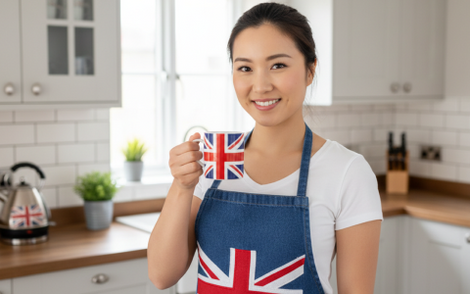 Bretelle Con Clip Bandiera Union Jack – Rosso/blu/bianco – Unisex – Per Festa Giubileo